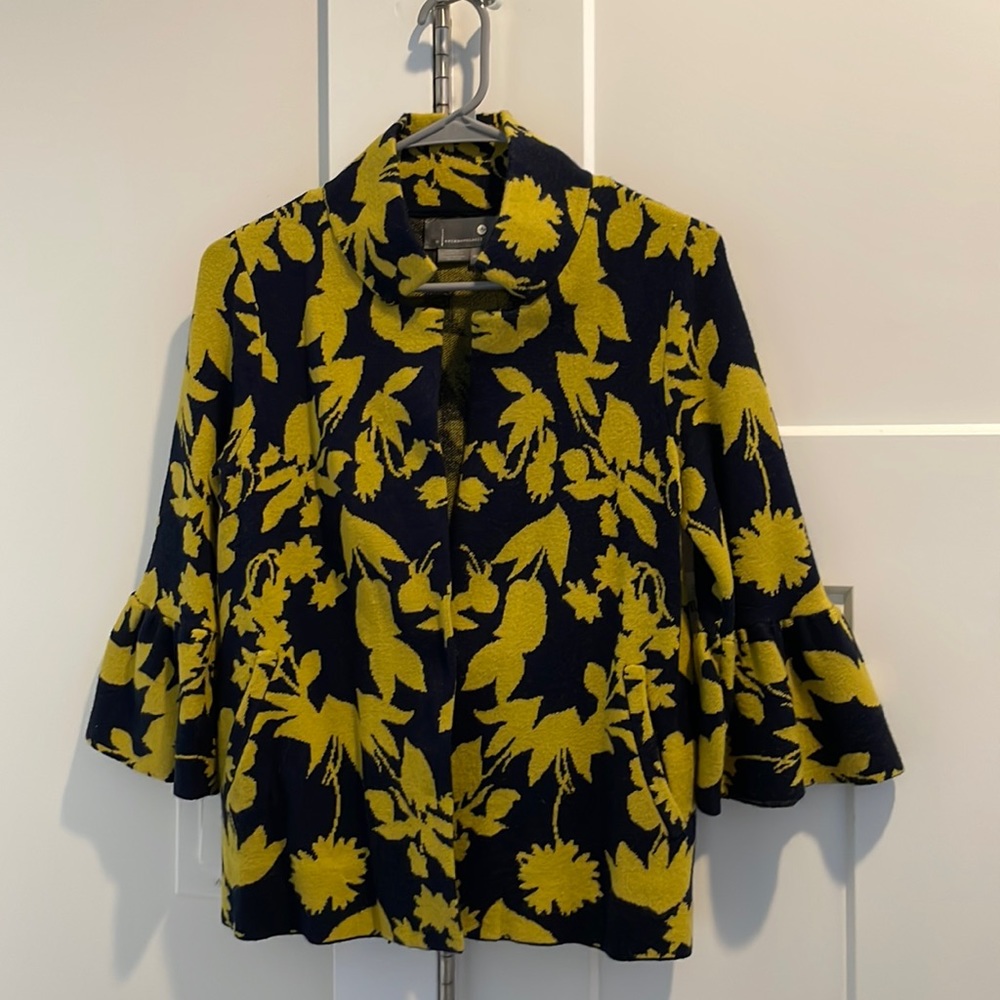 Anthropologie Imelda Mock Neck Sweater Jacket - XXS